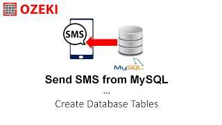 Send SMS from MySQL - Create Database Table