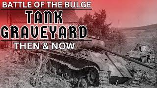 Battle Of The Bulge - Tank Graveyard: La Gleize Then & Now Part 2