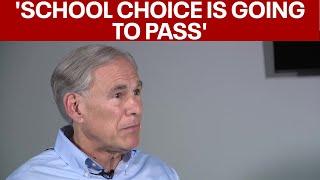 Gov. Greg Abbott 'certain' school vouchers will pass