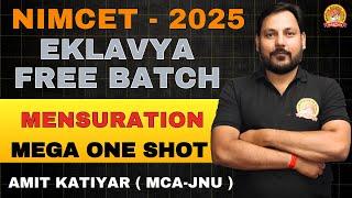 MENSURATION | MEGA ONE SHOT - 01 | NIMCET/CUET-PG FREE BATCH | ALL CONCEPT CLEAR BY MAARULA CLASSES