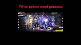 Vh Prince meets Princess#freefire #shorts #viral