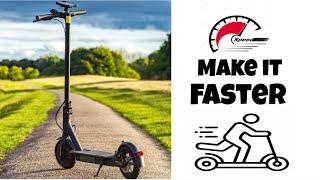 How To Make Electric Scooter Faster.
