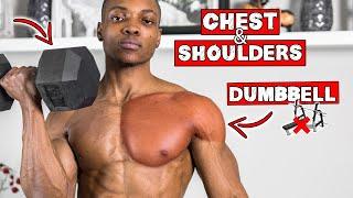 DUMBBELL CHEST AND SHOULDER WORKOUT AT HOME | NO BENCH