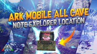 ARK MOBILE : All Cave Note Explorer Location | BrBlacky