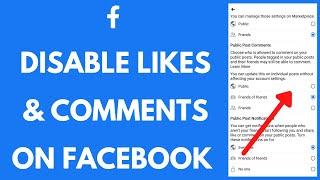 How To Turn Off Facebook Likes And Comments | Disable Likes and Comments on Facebook