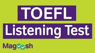 TOEFL Listening Practice Test