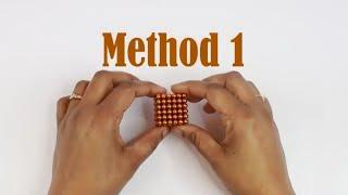 How to make a cube from Magnetic Balls : 2 ways | Epic Magnets