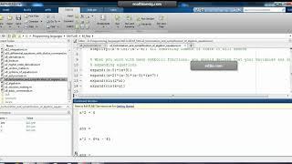 MATLAB Tutorial on factors simplify expand collect A3