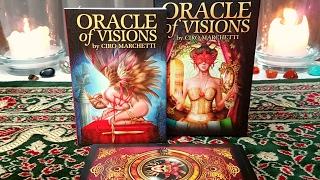 My latest deck ORACLE OF VISIONS BY Ciro Marchetti - short review!