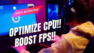 How To Optimize CPU/Processor For Gaming - Boost FPS & Fix Stutters (2023)