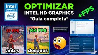 INTEL HD GRAPHICS: Optimizacion Completa Para Juegos (Mejor Rendimiento y FPS) 2024