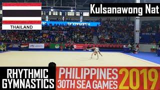 Kulsanawong Nat from Thailand | Clubs | Rhythmic Gymnastics Finals | SEA Games Philippines 2019