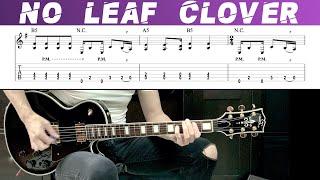METALLICA - NO LEAF CLOVER (Guitar cover with TAB | Lesson)