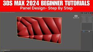 Mastering Bed Back Panel Design in 3ds Max 2024 Step by Step