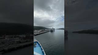 Timelapse: Onboard Carnival Miracle Pulling into the Docks in Ketchikan