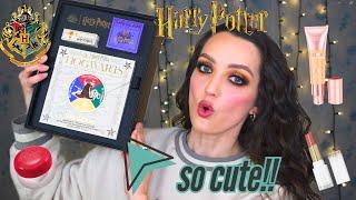 TESTING MAKEUP I GOT FOR CHRISTMAS | SHEGLAM X HARRY POTTER, L'OREAL LE LUMI SKIN TINT, & MORE!