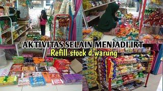 REFILL STOCK WARUNG,usaha sampingan di rumah@sofanivlog