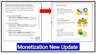 Choose how to access advanced || Monetization New Update 2022 | Gain access to use this feature