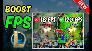 How to Boost FPS Lol || Increase Performance in league of legends