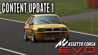 FIRST UPDATE for ACEVO - Lamborghini Huracan STO, Lancia Delta HF Integrale Evo II & Fuji