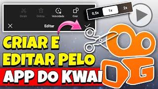 Como EDITAR VÍDEO pelo próprio KWAI antes de postar! [ PASSO A PASSO COMPLETO ]