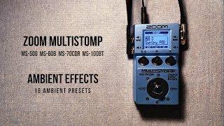 Zoom MultiStomp Ambient Effects (16 Ambient Presets for MS-50G, MS-70CDR, MS-60B, MS-100BT)