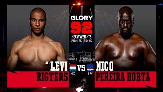 Levi Rigters v Nico Pereira Horta | GLORY 92 Rotterdam