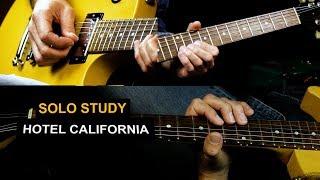 How to play Hotel California guitar solo - Eagles