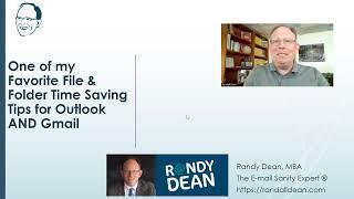 Simple File/Folder Time Saving Naming Tip: Works in Microsoft Outlook, Gmail, OneDrive, Google, etc.