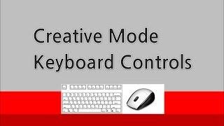 minecraft creative mode Keyboard controls