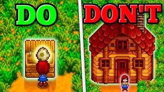 13 MOST IMPORTANT Do's & Don'ts In Stardew Valley