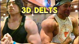 Best Shoulder Workout for 3D Delts with NICO XO | Shoulder exercises with dumbbells, Front Delts