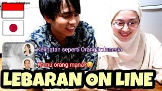 REAKSI | ISTRI PAKAI HIJAB LEBARAN SAMA IBU BAPAK ORANG JEPANG | CEWEK JEPANG LUCU