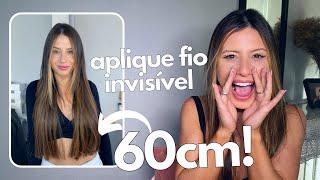 Aplique Fio Invisível 60cm: Unboxing, quanto custa, qualidade do fio!