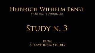 Heinrich Wilhelm ERNST: Study n. 3 - Shlomo Mintz, Violin