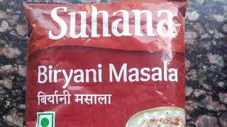 Suhana Biryani Masala big packet save #shots