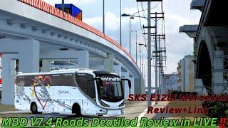 MBD V7.4 Roads Detailed Review+SKS E128I Review+Link(42-50)|ETS2|MBD LIve|Mahim Recorder|