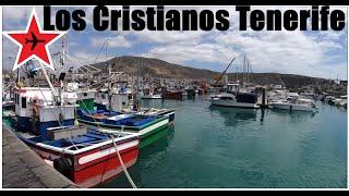 Los Cristianos Teneriffa || Hafen Stadt Strand || City Walk Canary Islands || Tenerife 2021