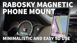 Rabosky Magnetic Phone Mount Review – Magnetic Dashboard Phone Mount for iPhone and Android