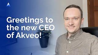 Greetings to the new CEO of Akveo!