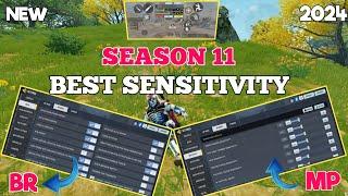 Best PRO Sensitivity settings in CODM! Season 11 | codm br settings | br settings cod mobile 2024