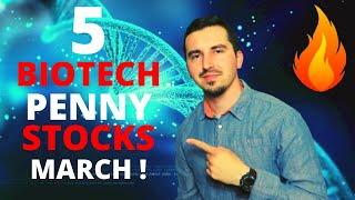 5 Biotech Penny Stocks To Buy NOW March 2021 !? | MASSIVE Upside Potential | 