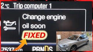 Ford Change Oil Soon - How To Reset Guaranteed