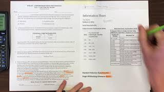 Calculating Net Income from Gross Salary