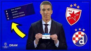 ZVEZDA I DINAMO U ISTOJ GRUPI !!! - PREDVIDJAM ZREB LIGE SAMPIONA