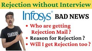 Infosys Rejection Mail | Reason for Rejection| Infosys Interview Schedule | Infosys Recruitment 2021