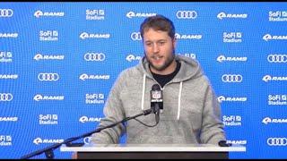 Matthew Stafford press conference after the playoff win against cardinals | NFL wild card round