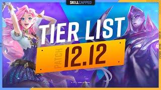 NEW TIER LIST for PATCH 12.12 - League of Legends