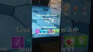 Fortnite only sniper challenge