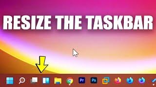 How to Resize the Taskbar in Windows 11